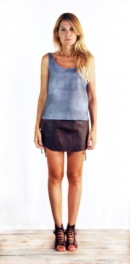Lois Top Washed Blue 